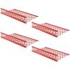 imageMytee Products 10 Pack 48x30 Drop Aluminum Mesh Brick Guard Corner Protector  L Shape Mesh Edge Guard Corrosion ResistantRed