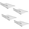 imageMytee Products 10 Pack 48x30 Drop Aluminum Mesh Brick Guard Corner Protector  L Shape Mesh Edge Guard Corrosion ResistantSilver