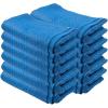 imageMytee Products 12 Pack 80 x 72 Black Moving Blankets 40 lbdz Weight  NonWoven Polyester Furniture Moving Pads for Protection in Moving or StorageBlue