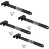 imageMytee Products 16 Truck Bed Divider Bar  5mm Thick Cargo Load Lock Stabilizer Bar  Black Powder Coating Carbon Steel  Fits 40  70 Cargo Bar Adjustable4  Pack