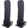 imageMytee Products 2 Pack Padded Hand Truck Cover  Round Top Moving Supplies Black Moving Pad  Woven CottonPoly  50 x 162  Pack