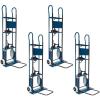 imageMytee Products 2 Pack Steel Appliance Hand Truck Dolly with Easytouse Belt Tightener amp 6 Caster Wheels  800 lbs Capacity Appliance Dolly with Stair Climber amp Auto Recoil System for Refrigerator4  Pack