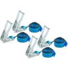 imageMytee Products 4 Pack 2 Inch x 20 Ft Endless Ratchet Straps  Heavy Duty Blue Ratchet Strap 3333 lbs Working Load Limit  Endless Cargo Straps to Strap Down Pallets Pipes Boxes etc4  Pack