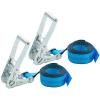 imageMytee Products 4 Pack 2 Inch x 20 Ft Endless Ratchet Straps  Heavy Duty Blue Ratchet Strap 3333 lbs Working Load Limit  Endless Cargo Straps to Strap Down Pallets Pipes Boxes etc2  Pack