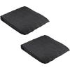 imageMytee Products Black Quilted and Padded Door Moving Cover  39x79 Polyester Washable and Reusable Furniture Door Blanket for Interior Exterior Use2  Pack