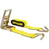 imageMytee Products Ratchet TieDown Straps with Wire Hook 3 x 30 Yellow Ratchet Strap  15000 Lbs Breaking Strength  Heavy Duty TieDown Ratchet Straps for Flatbed Truck Trailers Pickup1  Pack