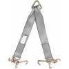 imageMytee Products Tow Straps V Bridle 3 x 36 wRTJ Clusters Hi VIZHI Abrasion Green Webbing 5400 lbs WLL  Recovery V Strap wReinforced Webbing for Towing Wrecker Rollback Car Hauler1  Pack