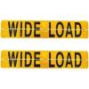 imageMytee Products WIDE LOAD Aluminum Center Hinged Sign 72 L x 12 H x 008 w for Trucks and Trailers Made in USA12 x 60 2 Pack