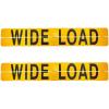 imageMytee Products WIDE LOAD Aluminum Center Hinged Sign 72 L x 12 H x 008 w for Trucks and Trailers Made in USA12 x 72 2 Pack