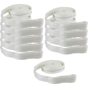 imageMytee Products 10 Pack 1 X 15 Ft Strap with 6 Loop on one end Other end Plain10  Pack