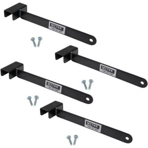 imageMytee Products 16 Truck Bed Divider Bar  5mm Thick Cargo Load Lock Stabilizer Bar  Black Powder Coating Carbon Steel  Fits 40  70 Cargo Bar Adjustable4  Pack