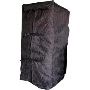 imageMytee Products 2 Pack Black Quilted Refrigerator Cover  Outdoor Fridge Cover Furniture Pad for MovingStorage  38 x 70  Fully Adjustable Machine WashableMoving Storage Pad