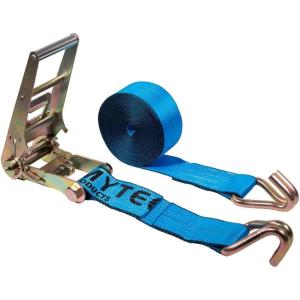imageMytee Products 2 Pack Ratchet TieDown Straps with Wire Hook 3 x 30 Yellow Ratchet Strap  15000 Lbs Breaking Strength  Heavy Duty TieDown Ratchet Straps for Flatbed Truck Trailers PickupBlue