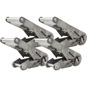 imageMytee Products 4 Pack 2 Stainless Steel Ratchet  No Strap4  Pack
