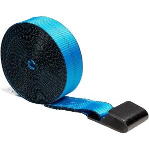 imageMytee Products 8 Pack 2 x30 Winch Straps wFlat Hook  3333lbs WLL  Blue Heavy Duty 2 Inch Cargo Control Tie Down Straps for Flatbed Truck Utility TrailerBlue