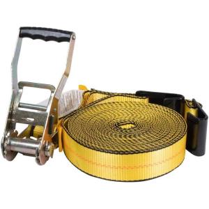 imageMytee Products Ratchet TieDown Straps with Flat Hooks 2 x 40 Ratchet Straps Yellow  10000 Lbs Breaking Strength  TieDown Ratchet Straps for Flatbed Truck Trailers Pickup 8 Pack1  Pack