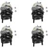 imageMytee Products 2 Pack T1824 DD Disc Spring Brake Chamber  3818 NPTF Ports 225  57mm Stroke Permanently Sealed for Safety Spring Chamber Replaces Bendix K132352 K043294 Freightliner BWK1323524  Pack