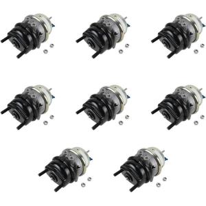 imageMytee Products 2 Pack T1824 DD Disc Spring Brake Chamber  3818 NPTF Ports 225  57mm Stroke Permanently Sealed for Safety Spring Chamber Replaces Bendix K132352 K043294 Freightliner BWK1323528  Pack