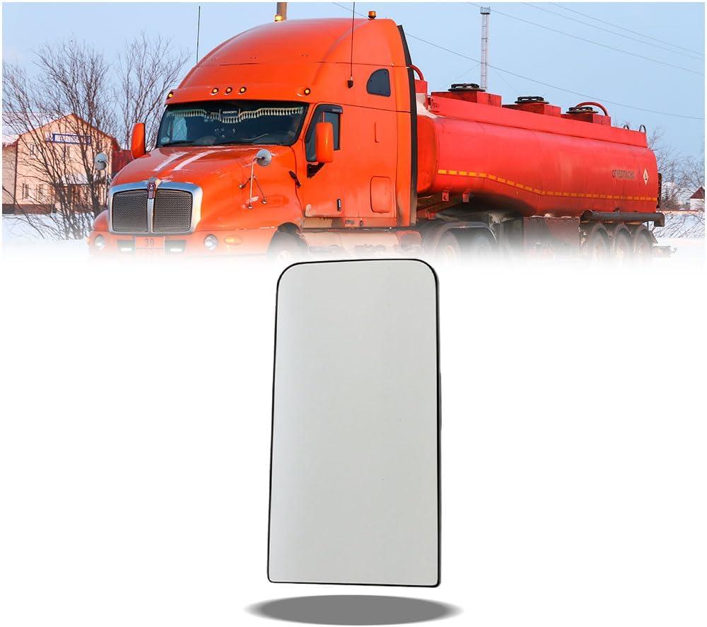 imageMytee Products 2 Pack Defrost Heated Large Truck Door Mirror Glass for Kenworth T170 T370 T600 T660 T700 and T2000  Universal Side Electiric Door Mirror Replace M015400 10620 42780 KWM015400 PCVH8781  Pack