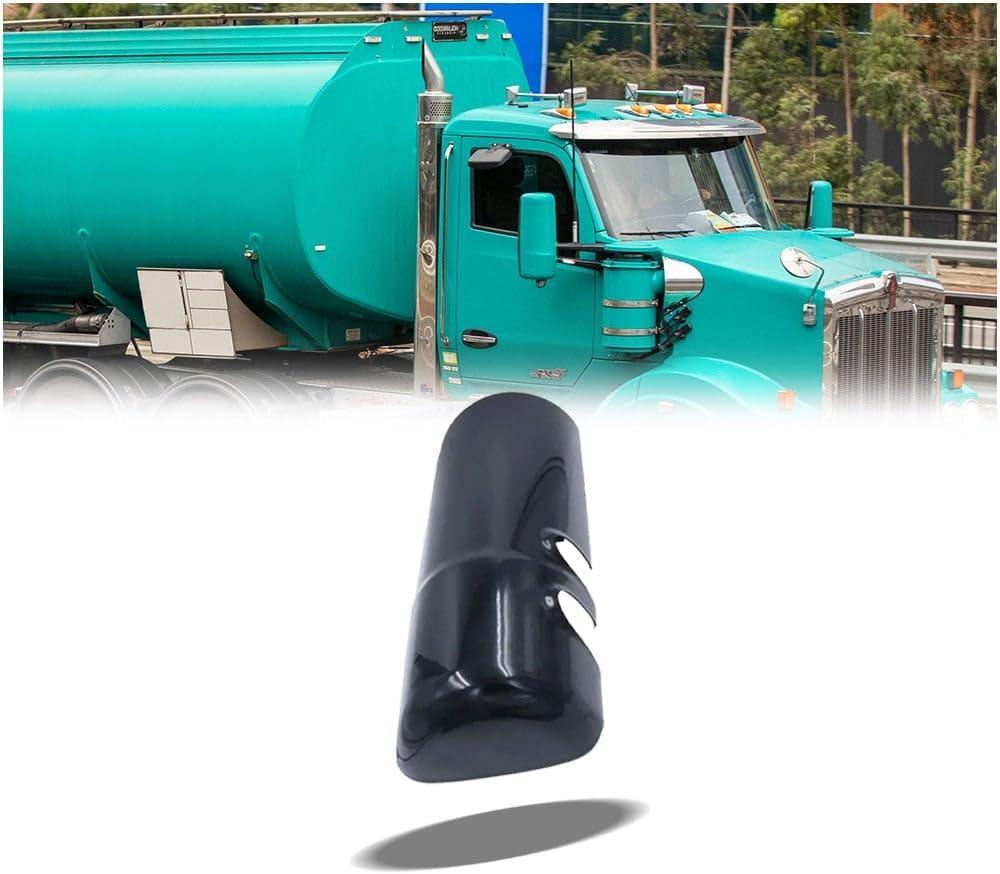imageMytee Products Black Finish Truck Door Mirror Covers fit for Kenworth T680 amp T880 Models Driver Side Mirror Cover LH Replace R226123100Left  Driver Side