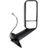 imageMytee Products Black Truck Door Mirror Assembly for Freightner Cascadia 2018 Driver Side LH Mirror Replace A2273907004Pair Set