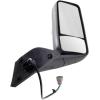 imageMytee Products Black Truck Door Mirror Assembly for Freightner Cascadia 2018 Driver Side LH Mirror Replace A2273907004Right  Passenger Side