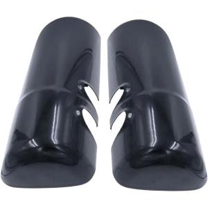 imageMytee Products Black Finish Truck Door Mirror Covers fit for Kenworth T680 amp T880 Models Driver Side Mirror Cover LH Replace R226123100Pair Set