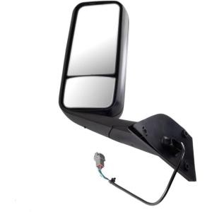 imageMytee Products Black Truck Door Mirror Assembly for Freightner Cascadia 2018 Driver Side LH Mirror Replace A2273907004Left  Driver Side