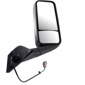 imageMytee Products Black Truck Door Mirror Assembly for Freightner Cascadia 2018 Driver Side LH Mirror Replace A2273907004Right  Passenger Side