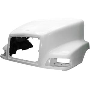 imageMytee Products 5575 Fiberglass Hood Compatible with Volvo VNL 20002002  Heavy Duty Hood Panel for Trucks Replaces OEM 20370861 20377848 20377849 20377850 20378059 20378061