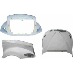 imageMytee Products 56 Fiberglass Hood Compatible with International ProStar 20082020  Heavy Duty Hood Panel for Trucks Replaces OEM 3424063 3858844C 3858844C92 3611066C 3611066C