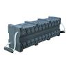 imageMytee Products 12 Pcs Black Cribbing Block Stacker Set 6x7x24 with 2 Pcs Base Plate 2x24x24  High Density Polymer Material Used to Stabilize Loads amp Support Heavy Objects