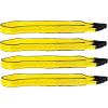 imageMytee Products 4 Pack 2 x8 Web Lifting Sling  6400 LBS WLL Vertical Lift Straps Twisted Eyelets 2Ply  Choker 5000 WLL amp Basket 12800 WLL4  Pack