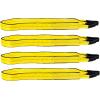 imageMytee Products 4 Pack 2 x8 Web Lifting Sling  6400 LBS WLL Vertical Lift Straps Twisted Eyelets 2Ply  Choker 5000 WLL amp Basket 12800 WLL4  Pack