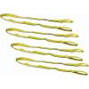 imageMytee Products 4 Pack 2 x8 Web Lifting Sling  6400 LBS WLL Vertical Lift Straps Twisted Eyelets 2Ply  Choker 5000 WLL amp Basket 12800 WLL4  Pack