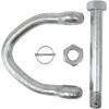 imageMytee Products Web Sling Shackle  6 wQuick Pin 23500 lbs WLL White Blue Zinc for Recovery Straps Auto Hauling Towing1  Pack