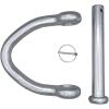 imageMytee Products Web Sling Shackle  6 wQuick Pin 23500 lbs WLL White Blue Zinc for Recovery Straps Auto Hauling Towing2  Pack