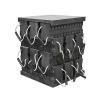 imageMytee Products 12 Pcs Black Cribbing Block Stacker Set 6x7x24 with 2 Pcs Base Plate 2x24x24  High Density Polymer Material Used to Stabilize Loads amp Support Heavy Objects