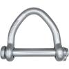 imageMytee Products Web Sling Shackle  6 wQuick Pin 23500 lbs WLL White Blue Zinc for Recovery Straps Auto Hauling Towing1  Pack