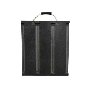 imageMytee Products 2 x 24 x 24 Black Cribbing Block Base Plate  High Density Polymer Material for High Working Load Limit amp NonSlip Surface