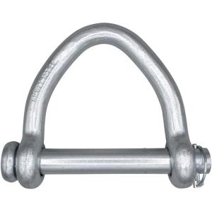 imageMytee Products Web Sling Shackle  6 wQuick Pin 23500 lbs WLL White Blue Zinc for Recovery Straps Auto Hauling Towing1  Pack
