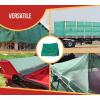 imageMytee Products 16 x 24 Green Heavy Duty 6 Oz 70 Shade Mesh Tarps with Grommets ROLLOff  Sturdy Mesh Tarp Shades for Sun Light Blockage Green House Garden Swimming Pool Privacy Mesh 2 PackGreen