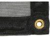 imageMytee Products 16 x 24 Green Heavy Duty 6 Oz 70 Shade Mesh Tarps with Grommets ROLLOff  Sturdy Mesh Tarp Shades for Sun Light Blockage Green House Garden Swimming Pool Privacy Mesh 2 PackBlack