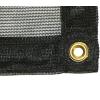 imageMytee Products 16 x 24 Green Heavy Duty 6 Oz 70 Shade Mesh Tarps with Grommets ROLLOff  Sturdy Mesh Tarp Shades for Sun Light Blockage Green House Garden Swimming Pool Privacy Mesh 2 PackBlack