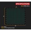imageMytee Products 16 x 24 Green Heavy Duty 6 Oz 70 Shade Mesh Tarps with Grommets ROLLOff  Sturdy Mesh Tarp Shades for Sun Light Blockage Green House Garden Swimming Pool Privacy Mesh 2 PackGreen