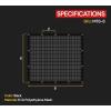 imageMytee Products 16 x 24 Green Heavy Duty 6 Oz 70 Shade Mesh Tarps with Grommets ROLLOff  Sturdy Mesh Tarp Shades for Sun Light Blockage Green House Garden Swimming Pool Privacy Mesh 2 PackBlack
