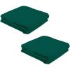 imageMytee Products 16 x 24 Green Heavy Duty 6 Oz 70 Shade Mesh Tarps with Grommets ROLLOff  Sturdy Mesh Tarp Shades for Sun Light Blockage Green House Garden Swimming Pool Privacy Mesh 2 PackGreen
