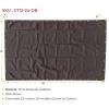 imageMytee Products 2 Pack 6 x 8 Green Canvas Tarp 12oz Heavy Duty Water ResistantDark Brown 1 Pc
