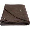 imageMytee Products 2 Pack 6 x 8 Green Canvas Tarp 12oz Heavy Duty Water ResistantDark Brown 2 Pcs