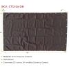 imageMytee Products 2 Pack 6 x 8 Green Canvas Tarp 12oz Heavy Duty Water ResistantDark Brown 2 Pcs